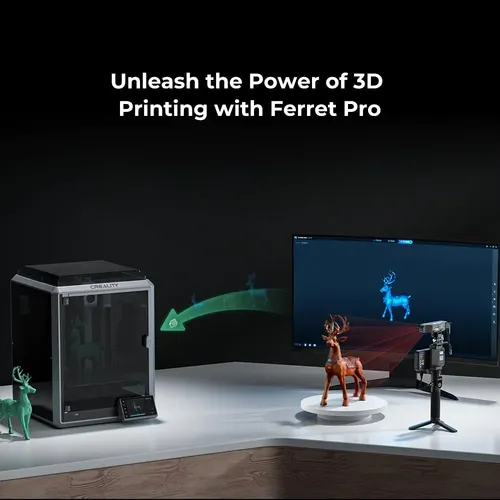 Creality 3d Scanner Cr-scan Ferret Pro Portátil Sem Fio