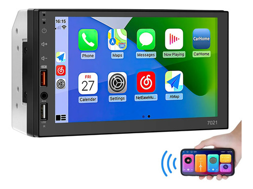 Radio De Auto Tactil Mirror Link Wifi Usb 2 Din 7 Pulgadas