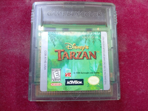 Tarzan ( Gameboy Color Advance Sp ) 7v               \(^o^)/