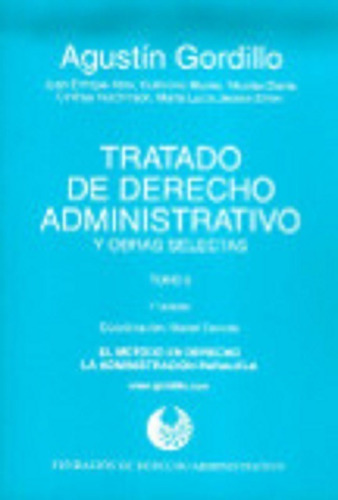 Tratado De Derecho Administrativo 6 Gordillo