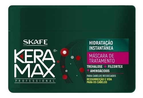 Máscara De Tratamento Hidratação Instantânea Keramax 350g