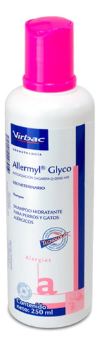 Shampoo Hidratante Para Perro/gato Virbac Allermyl Glyco