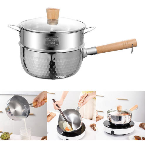Cacerola Con Olla For Cocinar Al , Ollas Resistentes 16cm