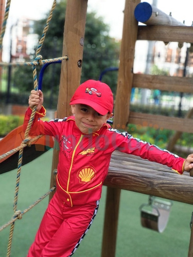 Imagen 4 de 5 de Disfraz Cars Niños Disfraces Piloto Carreras Niño Disfraces