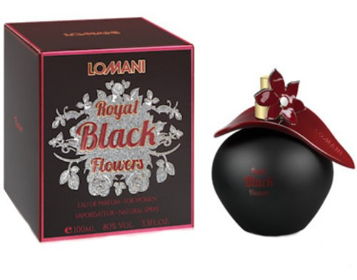 Edp 3.3 Onzas Royal Black Flowers Por Lomani Para Mujer En