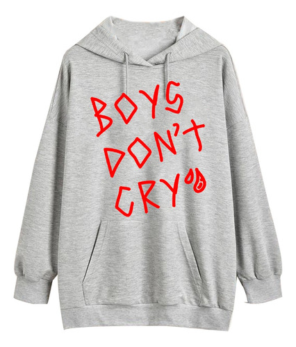 Buzo Boys Dont Cry   Logo Algodon Unisex