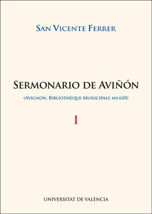 Libro Sermonario De Aviã±ã³n - San Vicente Ferrer