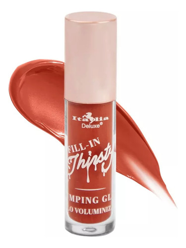 Kit 8 Lip Gloss Voluminizador Italia Deluxe Fill In Thirsty Varios