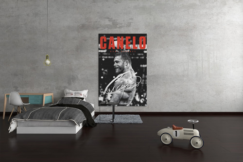 Cuadro Mural Moderno Canelo Álvarez Deco Boxeo