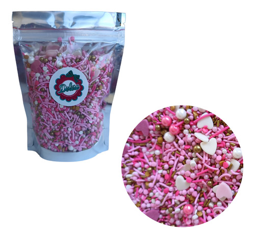 Sprinkles Comestibles (granas) - Rosa Real