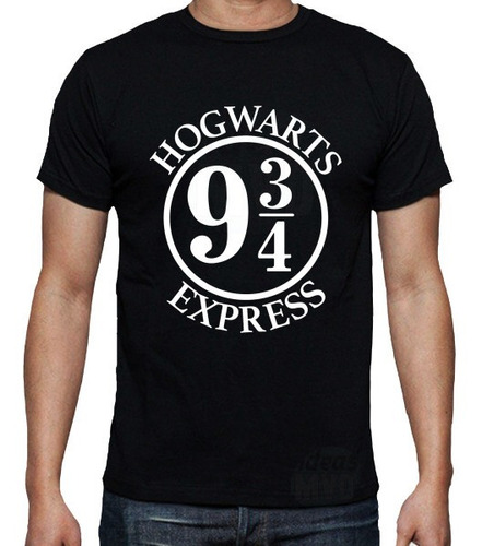 Remera Harry Potter Hogwarts Express (negra) Ideas Mvd