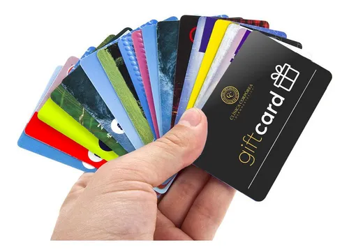 comprar Tarjeta Credencial Pvc Plastica Impresa Giftcard Color X1000