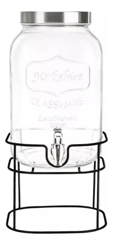 Vitrolero Vintage De Vidrio Tipo Mason Jar 5l