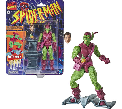 Spiderman Legends Retro Vintage Green Goblin - Marvel Comics (Reacondicionado)