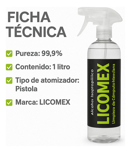 Alcohol Isopropílico 99.8% Puro 250ml 100 Pz (Usado)