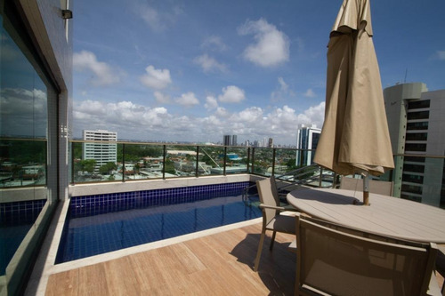 Imagem 20 de 30 de Apartamento Com 1 Quarto Para Alugar, 35 M² Por R$ 3.200/mês Com Taxas- Boa Viagem - Recife/pe - Ap2378