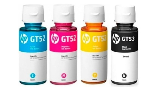 Tinta Originales Gt52,gt53 Promo Pack 4 Colores