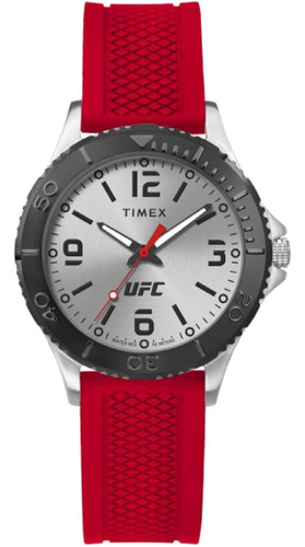 Reloj Timex Ufc Gamer Para Hombre De 42 Mm - Correa Roja Esf