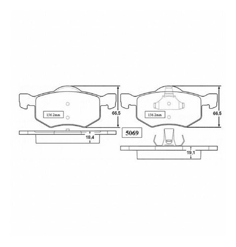 Pastillas Freno Mazda Tribute 2.0 2002 Dohc Motor Yf-g Epew