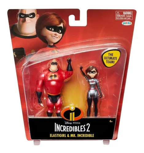 Los Increíbles 2 Set Elastigirl Y Mr Increíble Disney Pixar