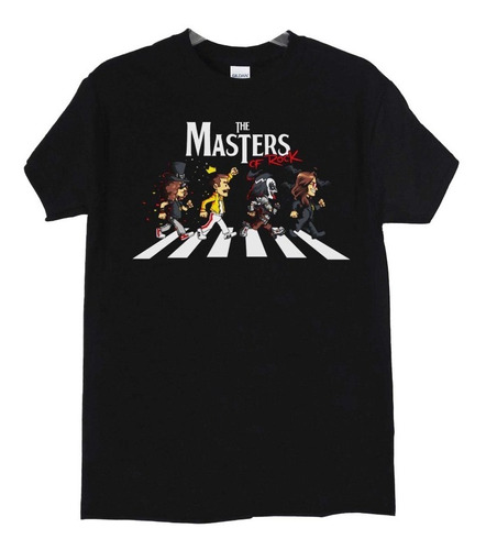 Polera Masters Of Rock Slash Queen Kiss Ozz Rock Abominatron