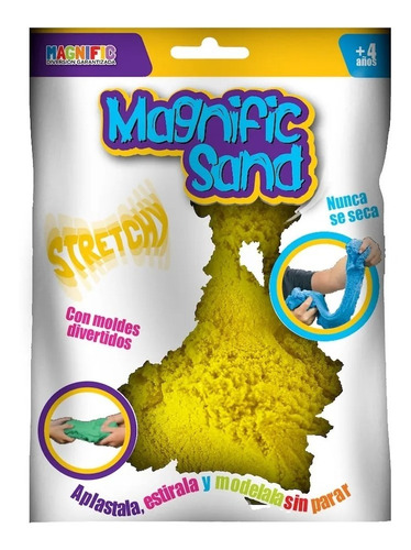 Imagen 1 de 6 de Magnific Sand Arena Kinetica 450g Moldes Accesorios Playking