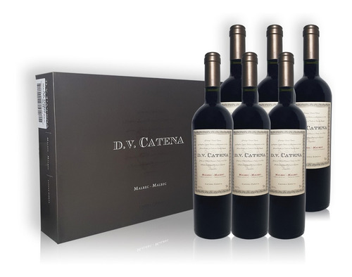 Vino D.v Catena Malbec Malbec Caja X6u 750ml Mendoza