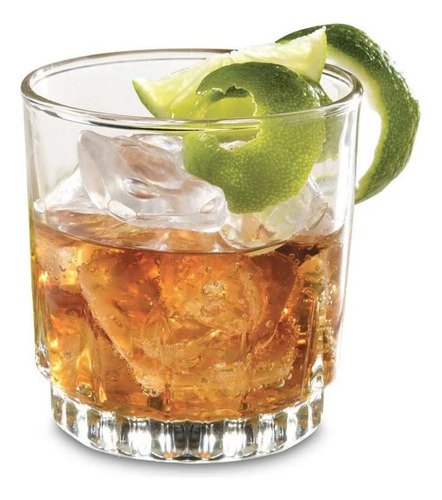Set 6 Vasos Bajos Whisky Cristar Prisma Rocks 306ml