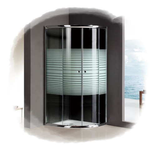 Imagen 1 de 7 de Arenci-ducha Cancel Regadera Baño 100x100 Cms Acuario 100 Sp