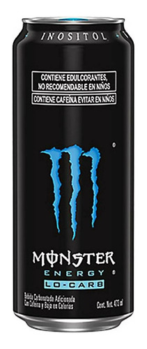 Bebida Monster Energy Azul Low Carb 473 Ml