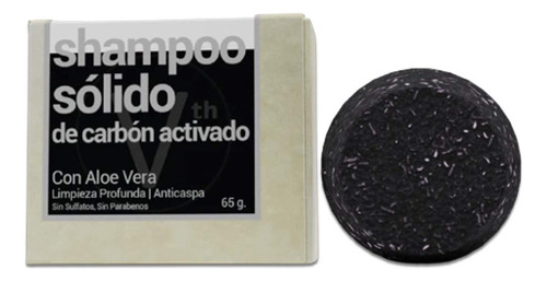Verseth - Shampoo En Barra: Carbón Activado, Anticaspa Y Lim