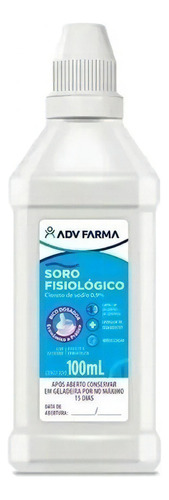 Soro Fisiológico Adv Farma Cloreto De Sódio 100ml 0,9%