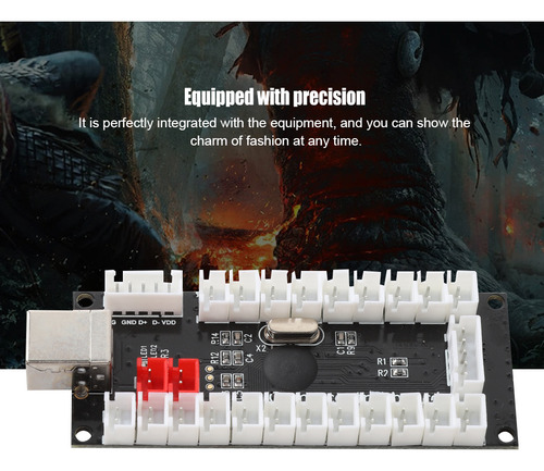 Controlador Codificador Usb Para Juegos De Arcade Con Crista