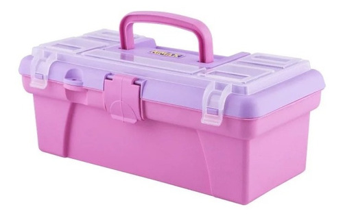 Caja Organizadora Rimax 12  Rosado Lila