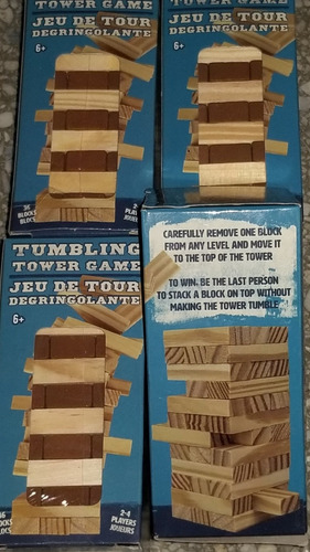 Mini Juego Jumbling Tower (jenga) 36 Pzas