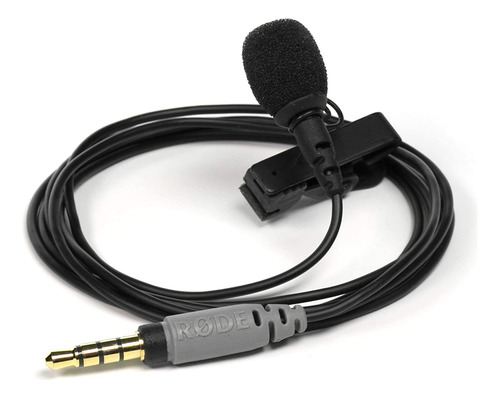 Microfono Para Celular - Negro Con Cable