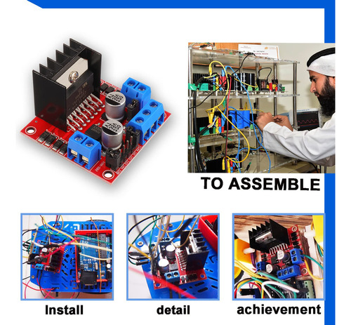 Modulo Puente H L298 Motor Driver Arduino Pic Raspberry