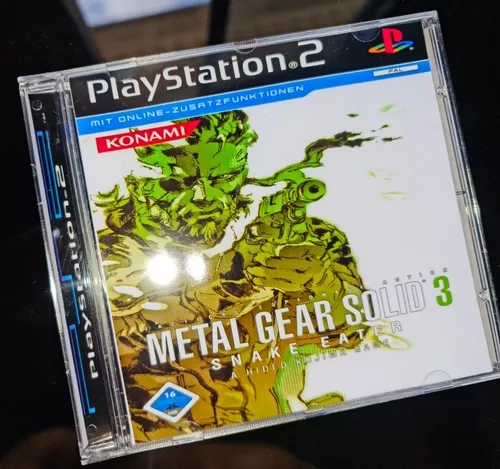 Jogo Metal gear solid snake eater ps2