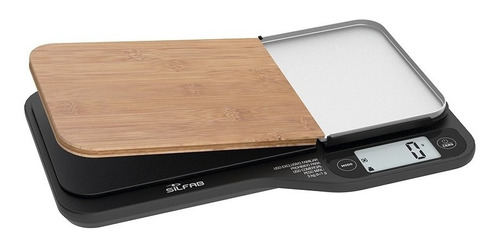 Balanza Electrónica De Cocina Tabla silfab Bc314 Deli Bamboo