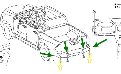 Retentor Sensor De Estacionamento Hilux 2017 A 2024 - Canto