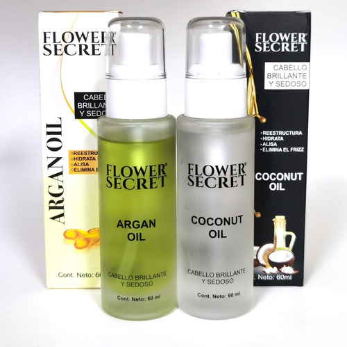 3 Aceite Capilar 60ml Argan/coco Flower Secret
