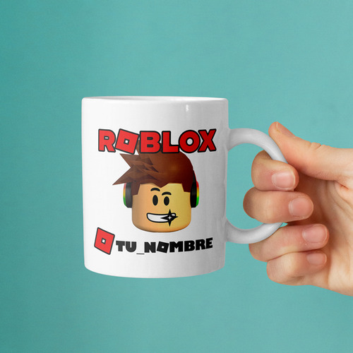 Tazon Roblox Personalizado Con Tu Nombre Nickname Apodo