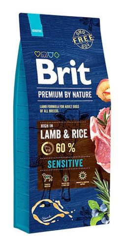 Alimento Brit Premium Sensitive Cordero Para Perro + Regalo