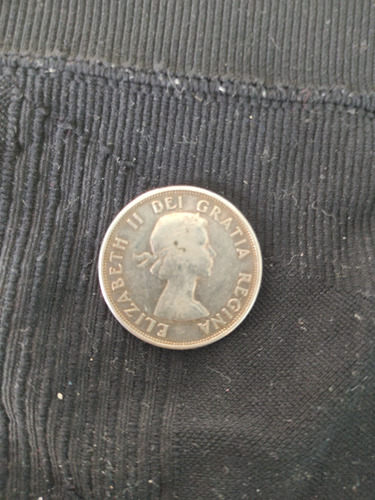 Moneda 1\2 Dolar Canadiense 1958