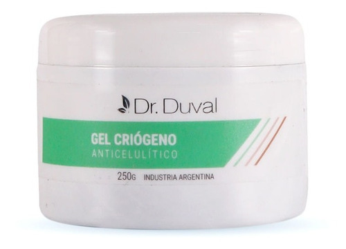 Gel Criogeno Dr. Duval Anticelulítico Con Hiedra Y Centella