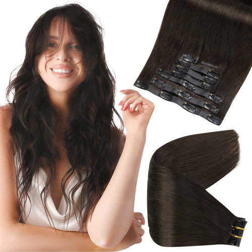 Extensiones De Cabello Con Clip De Brillo Completo De 12.0in