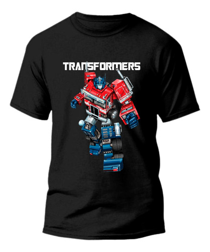 Camiseta Básica Transformers Infantil  Camisa 100% Algodão