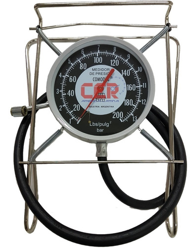 Manómetro Medidor Presión De Aire Neumáticos Comodin 200psi