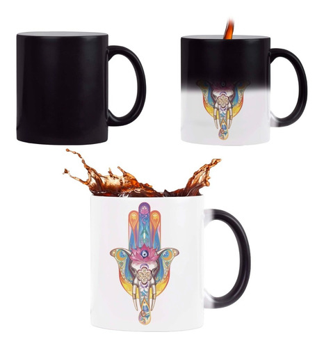 Taza Mágica Mano Fatima Elefante