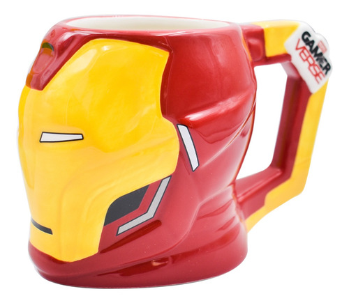 Taza Café Disney Marvel Iron Man Cerámica 3d 369ml Original